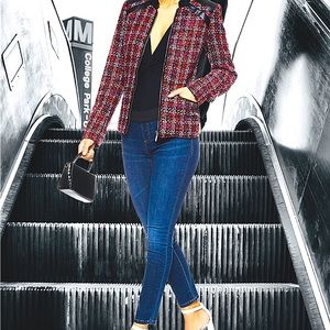 INC International Concepts Elastic Waist Skinny Jeans 
Sunday Wash ✨HP✨
